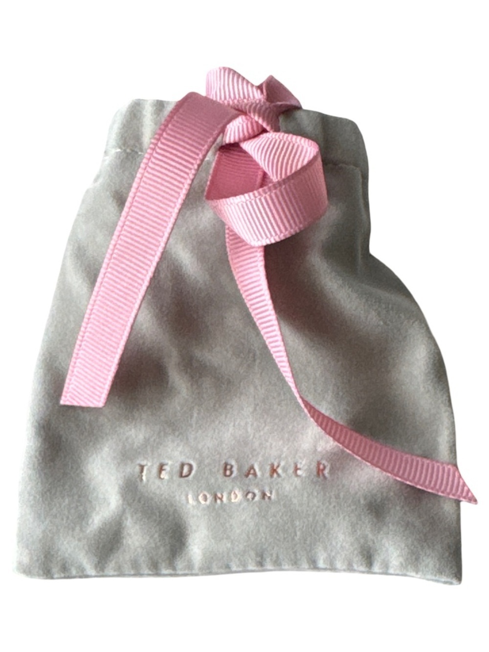 Ted Baker Silver Crystal Flower Stud Earrings.